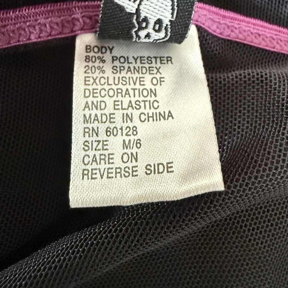 Vintage Morbid Threads Y2K Mesh Tired Ruffle Cami Slip DressTop Whimsygoth Fairy - Picture 6 of 9